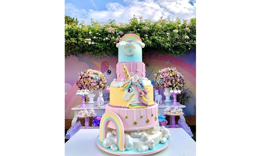 pastel de unicornio