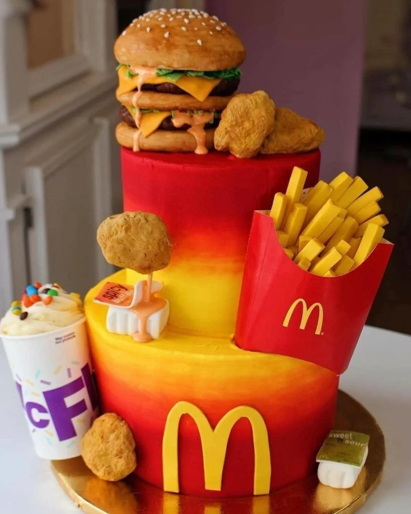pastel de mcdonalds