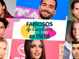 Famosos que cumplen años en enero