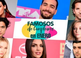 Famosos de Cumpleaños en Enero Famosos que cumplen años en enero