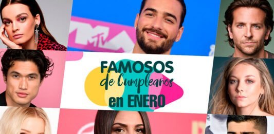 Famosos que cumplen años en enero