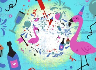 Decoración de flamencos para cumpleaños Fiesta de Flamenco