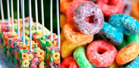 Receta de Fruit Loops Pops