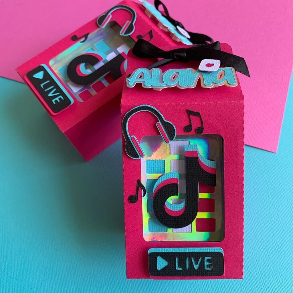Cajitas de cumpleaños de Tik Tok