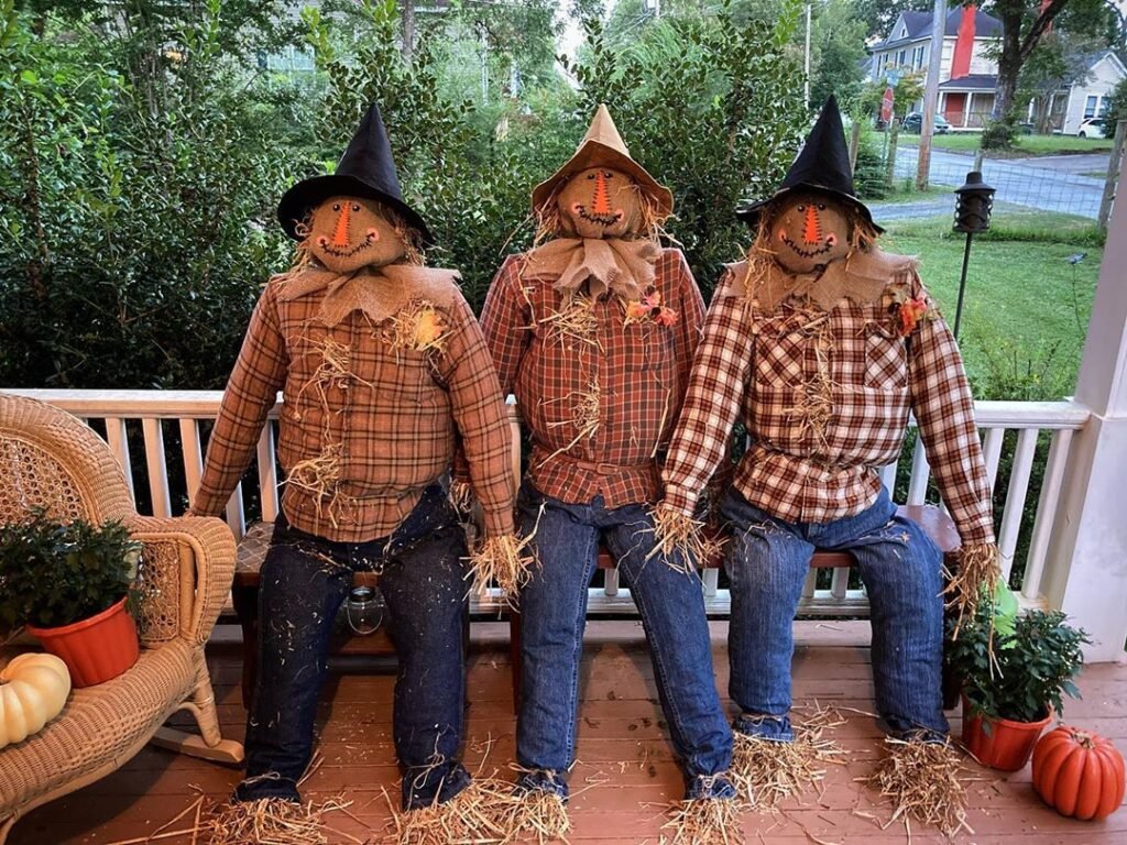 decoracion espantapajaros halloween