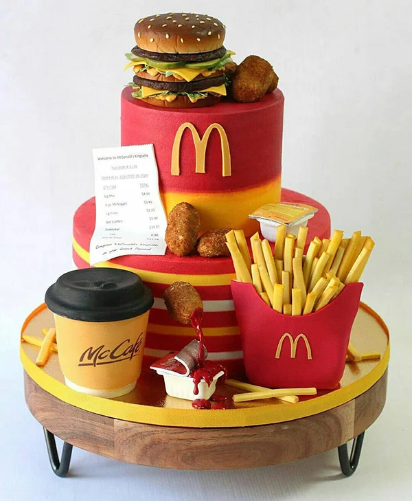pastel de mcdonalds
