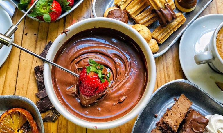 Receta fondue de chocolate