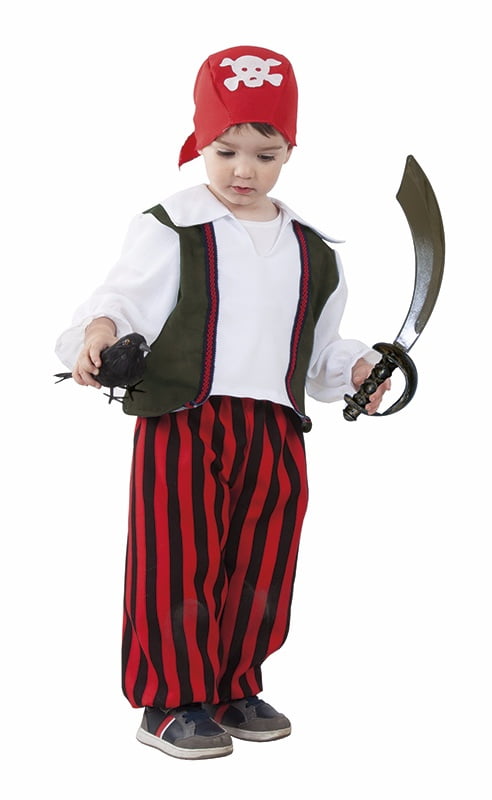 Niño vestido de pirata