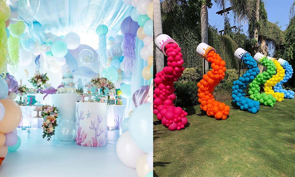 decoraciones con globos para fiestas
