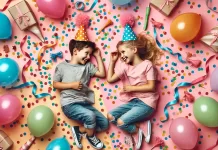 Fiestas Infantiles: Ideas Originales para Sorprender a los Niños Fiesta infantil con decoración temática y niños disfrutando.
