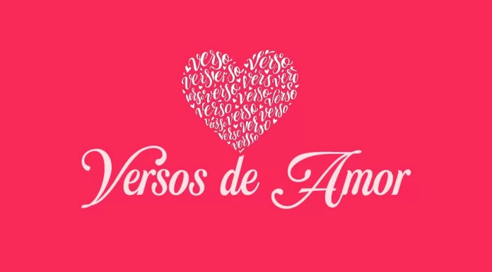Versos de Amor: 25 poemas y frases para dedicar (2025) Portada rosa fucsia con corazón tipográfico y texto caligráfico: “Versos de Amor”
