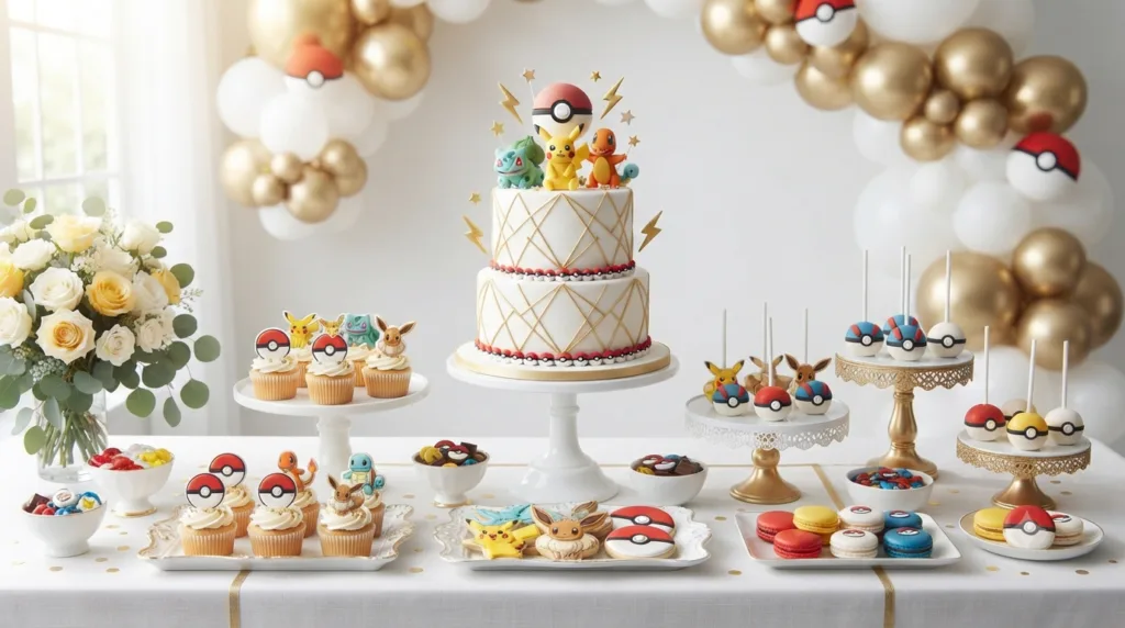 Decoración de cumpleaños de Pokémon
