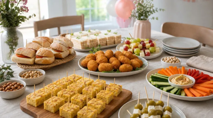 Picoteo para cumpleaños en casa: qué servir y cuánto comprar Picoteo para cumpleaños en casa con tortilla, croquetas, bocadillos y brochetas