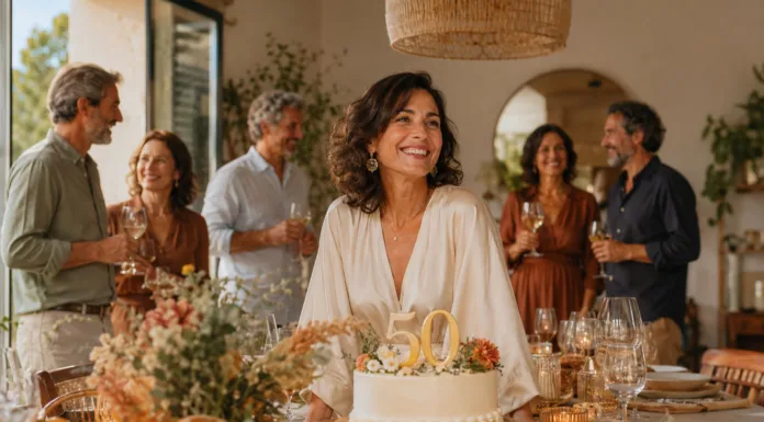 Feliz 50 cumpleaños: frases bonitas, originales y graciosas Celebración de feliz 50 cumpleaños en casa con familiares y amigos
