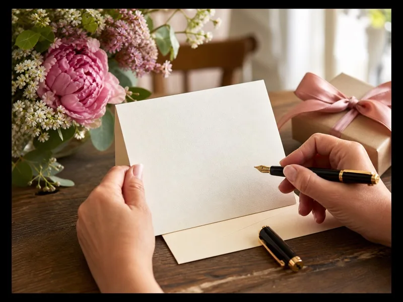 Tarjeta para escribir frases cortas de feliz 50 cumpleaños